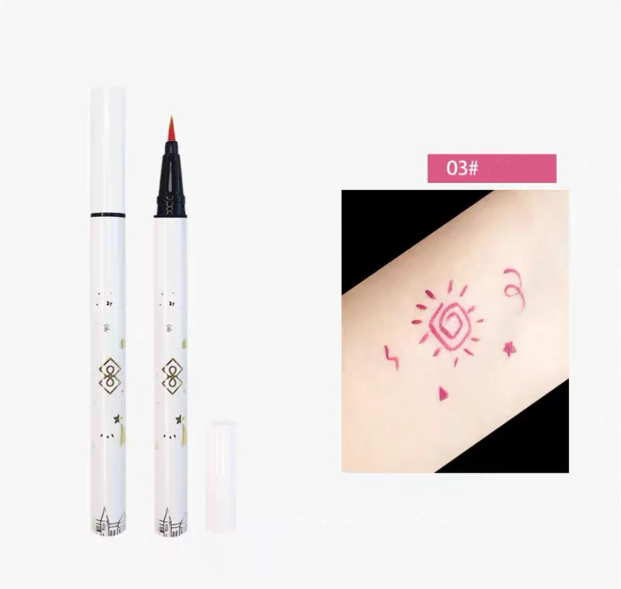 Creamy Blue Color Liquid Eyeliner Pencil  HA0027 - Image 5