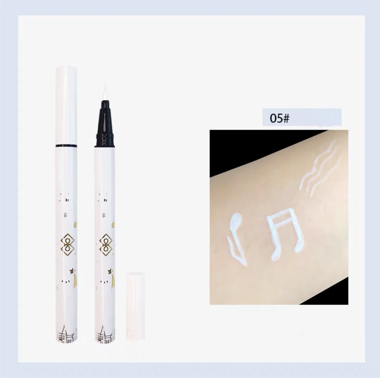 Creamy Blue Color Liquid Eyeliner Pencil  HA0027 - Image 6
