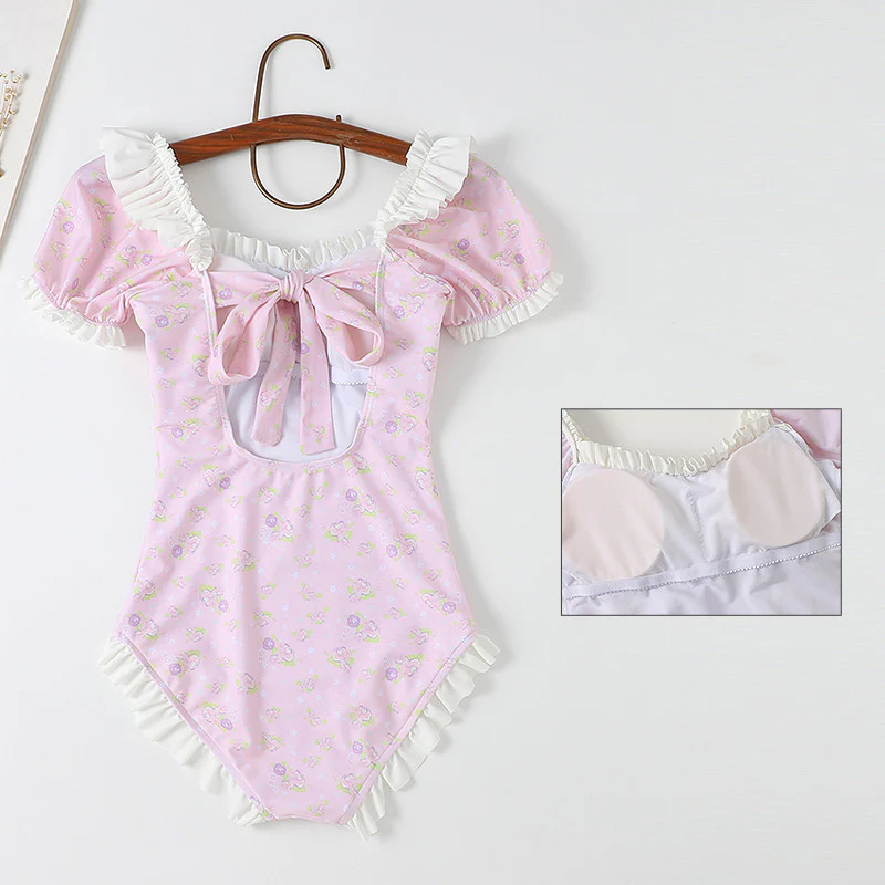 Cute and sweet girl one-piece swimsuit  HA1127 - Image 2