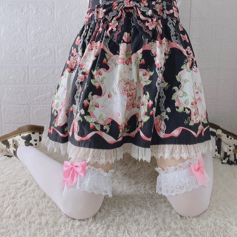 Cute bow high stockings   HA1429 - Image 3