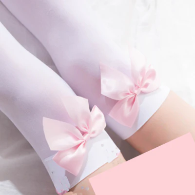 Cute bow high stockings   HA1429 - Image 6