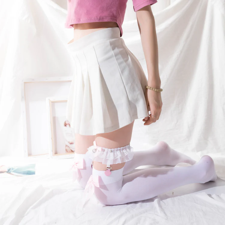 Cute bow knee socks   HA0676 - Image 6