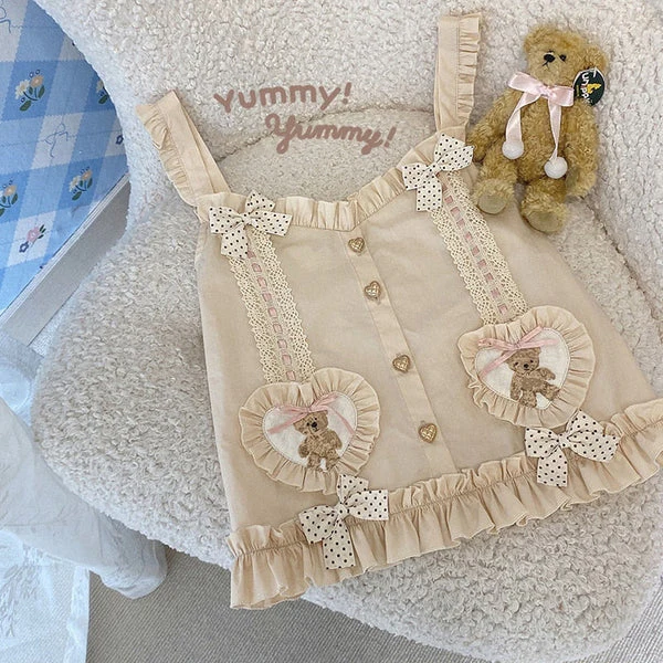 Cute Bow Knot Camisole   HA1564 - Image 3