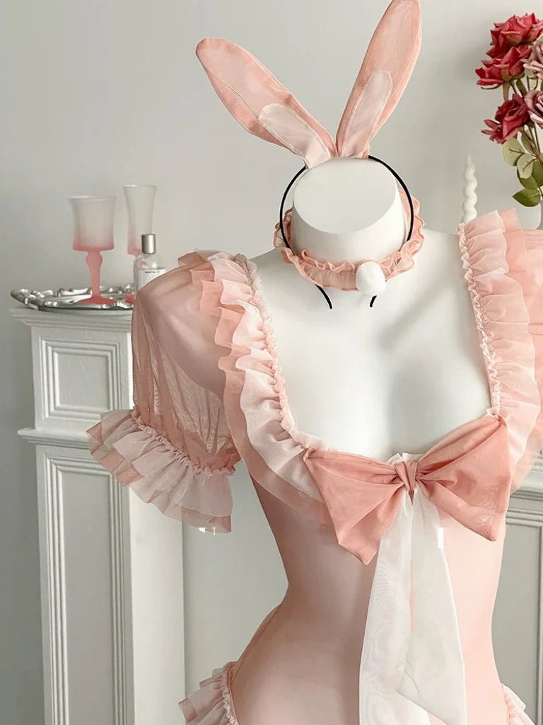 Cute bunny girl bodysuit HA2641 - Image 4