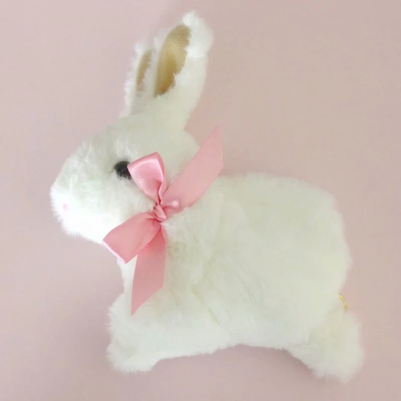 Cute bunny with pink bowknot HA1886