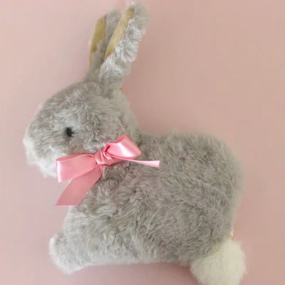 Cute bunny with pink bowknot HA1886 - Image 8