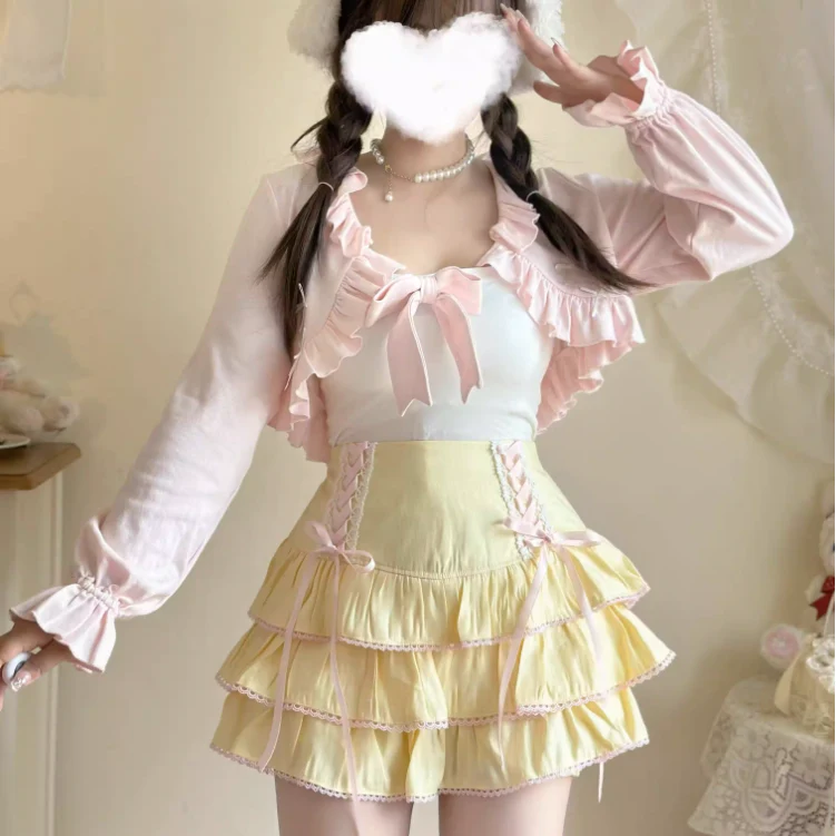 Cute cake pleated skirt HA2233 - Image 12
