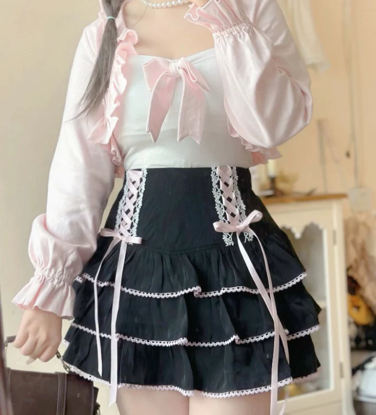 Cute cake pleated skirt HA2233 - Image 2