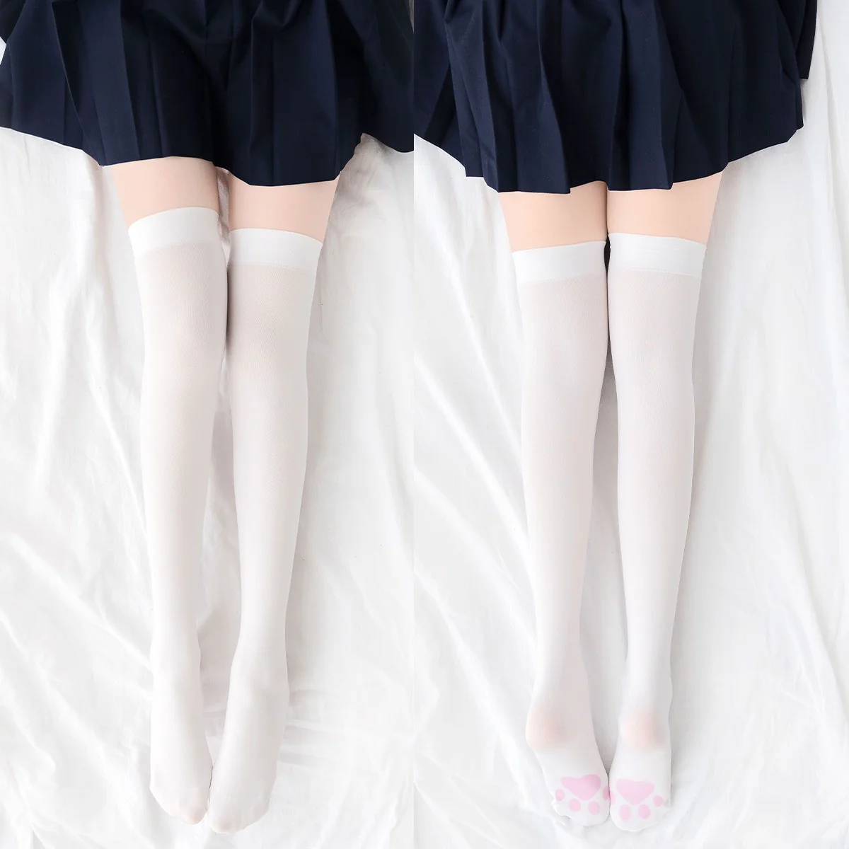 Cute cat paw print socks HA1260 - Image 3