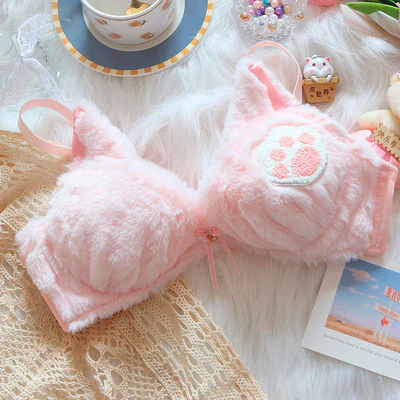 Cute cat plush underwear   HA1292 - Image 10