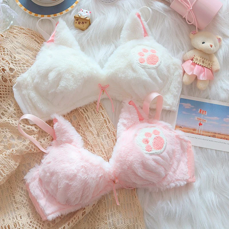Cute cat plush underwear   HA1292 - Image 4