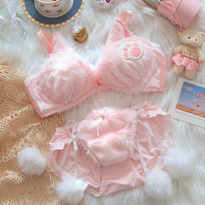 Cute cat plush underwear   HA1292 - Image 6