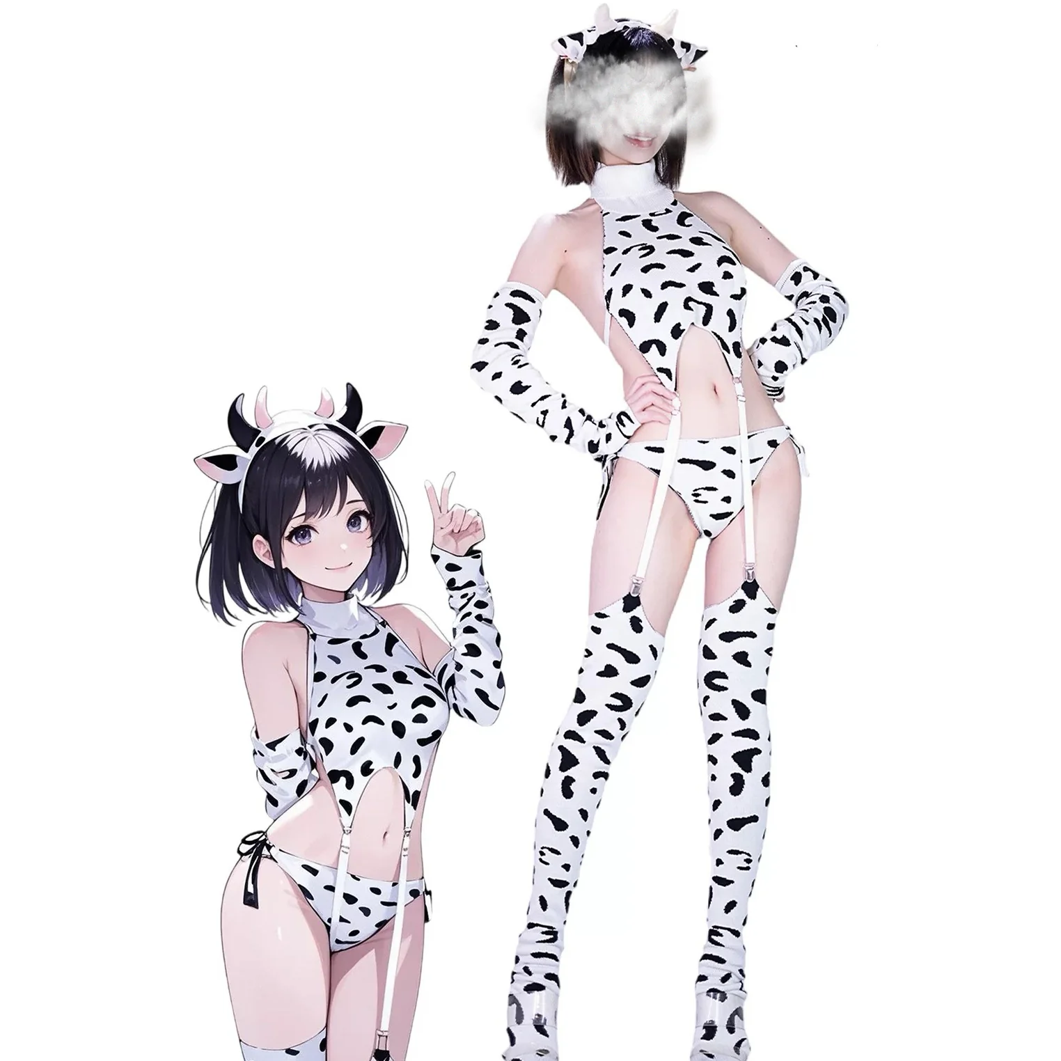 Cute Cow Outfit HA29740 - Image 4