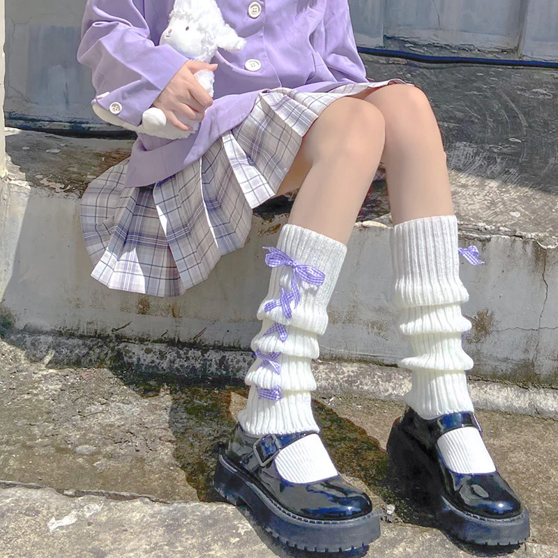 Cute cross strap stockings   HA0370 - Image 4