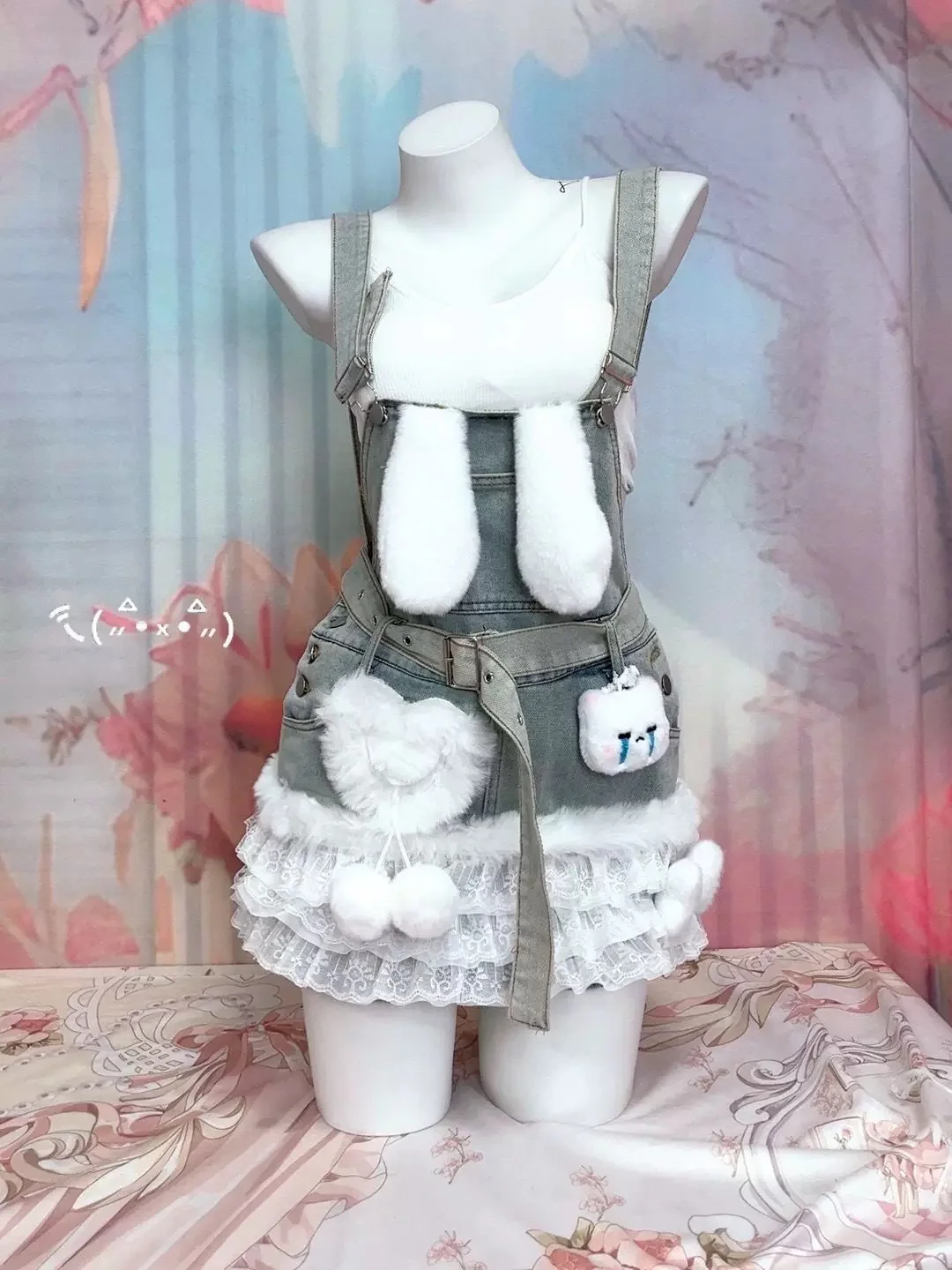 Cute denim back dress HA2743 - Image 3