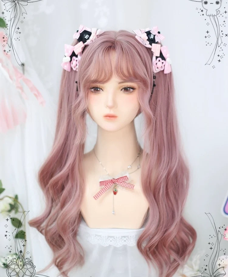 Cute double ponytail simulation wig HA2533 - Image 3