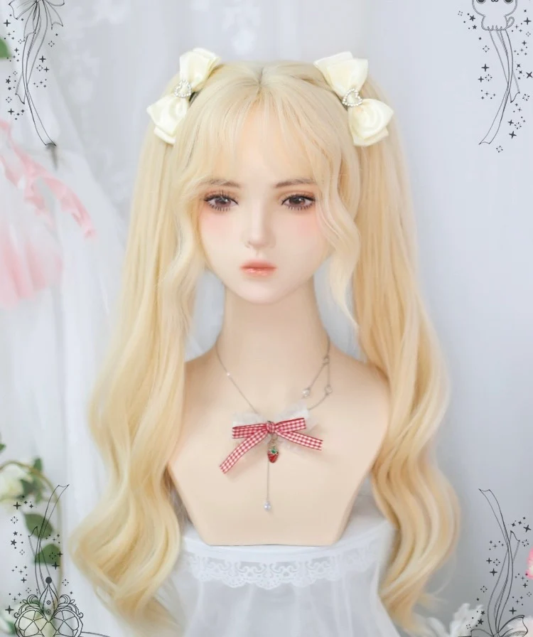 Cute double ponytail simulation wig HA2533 - Image 4