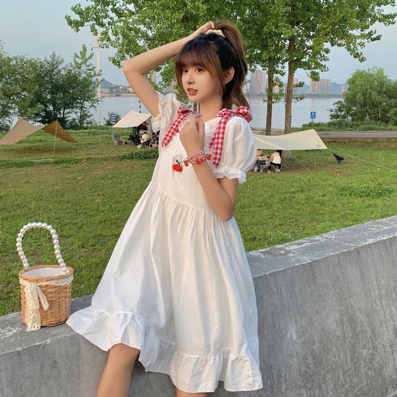 Cute cherry dress HA1063 - Image 3