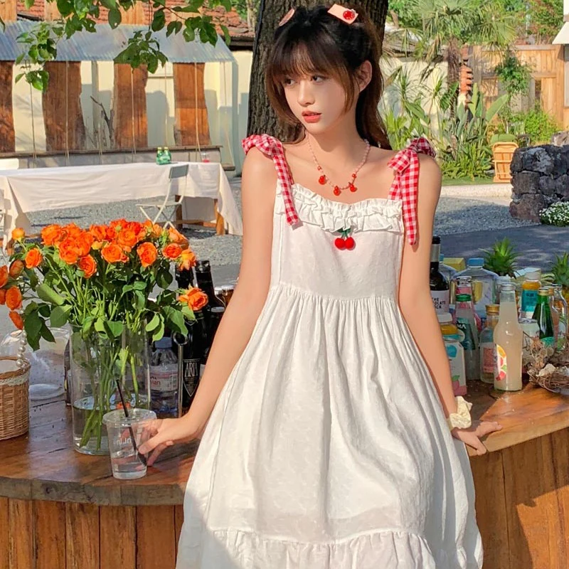Cute cherry dress HA1063 - Image 4