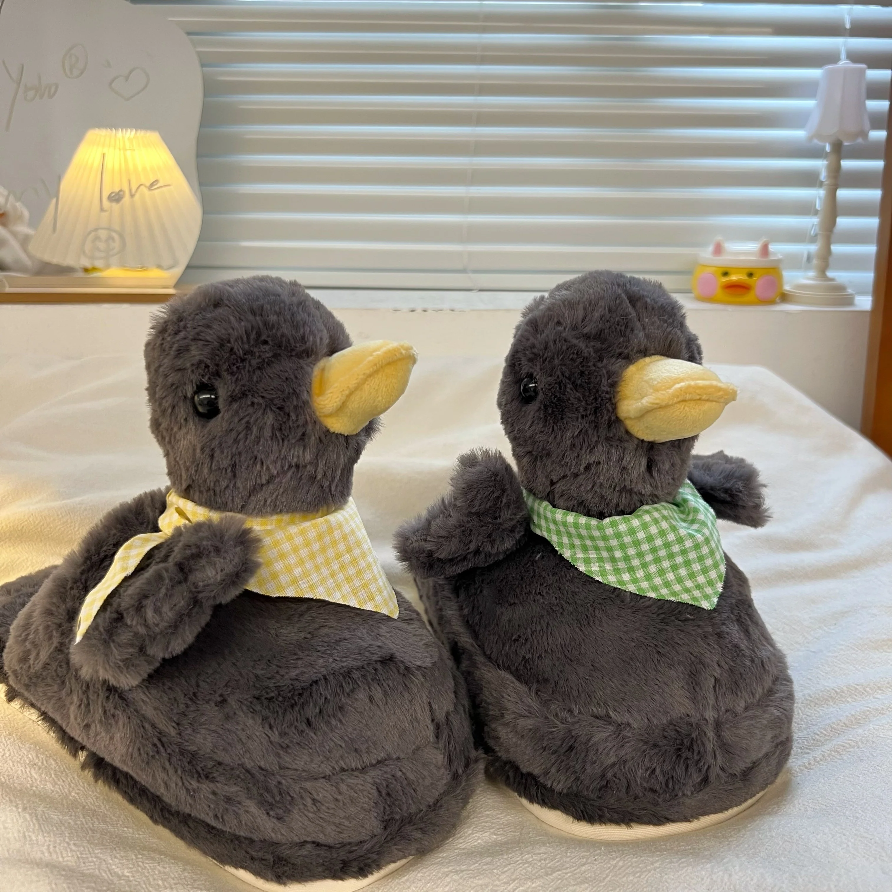 Cute duck cotton slippers   HA1351 - Image 3