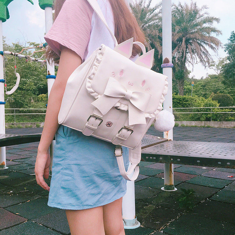 Cute embroidered cat Lolita bag   HA1215 - Image 2