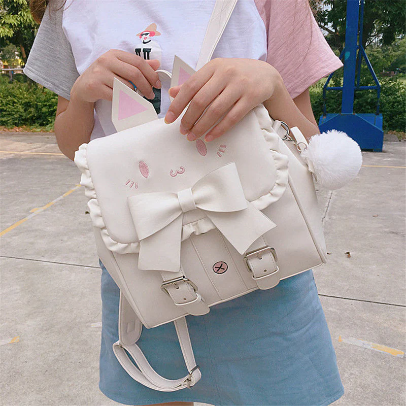 Cute embroidered cat Lolita bag   HA1215 - Image 3