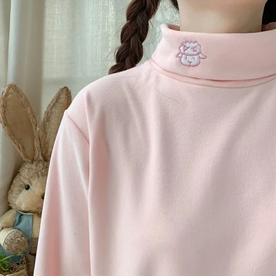 Cute Embroidered Long Sleeve T-Shirt   HA1170 - Image 8