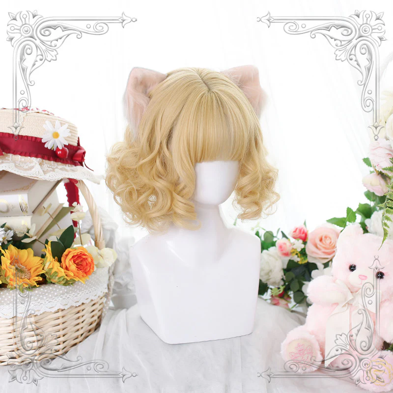 Cute female curly natural short curly hair   HA0776 - Image 3