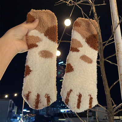 Cute fluffy floor socks   HA1337 - Image 10