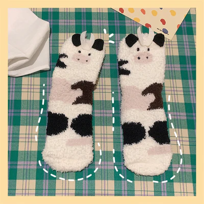 Cute fluffy floor socks   HA1337 - Image 11