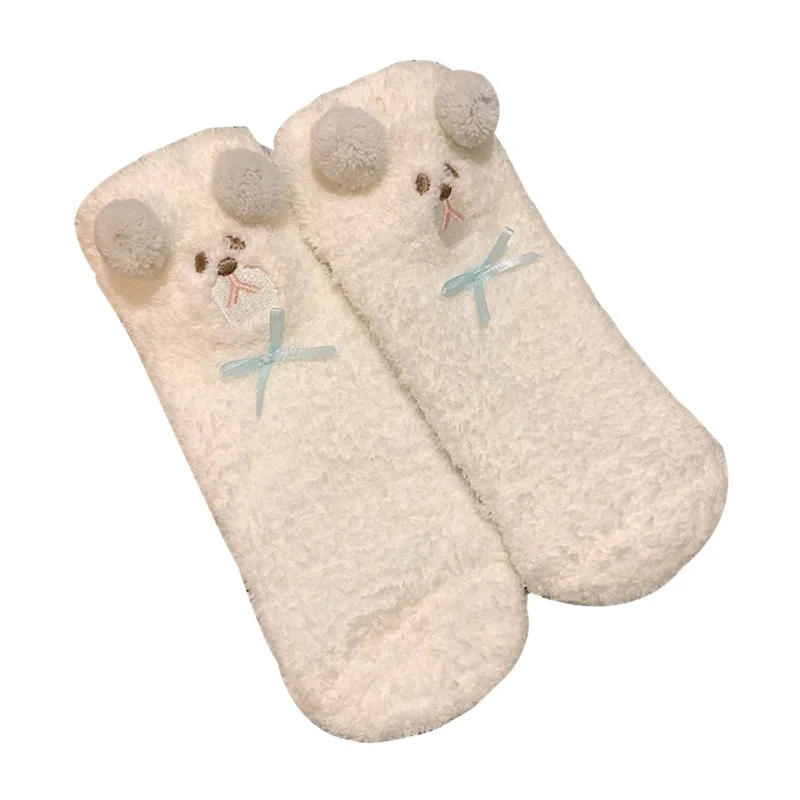 Cute fluffy floor socks   HA1337 - Image 5
