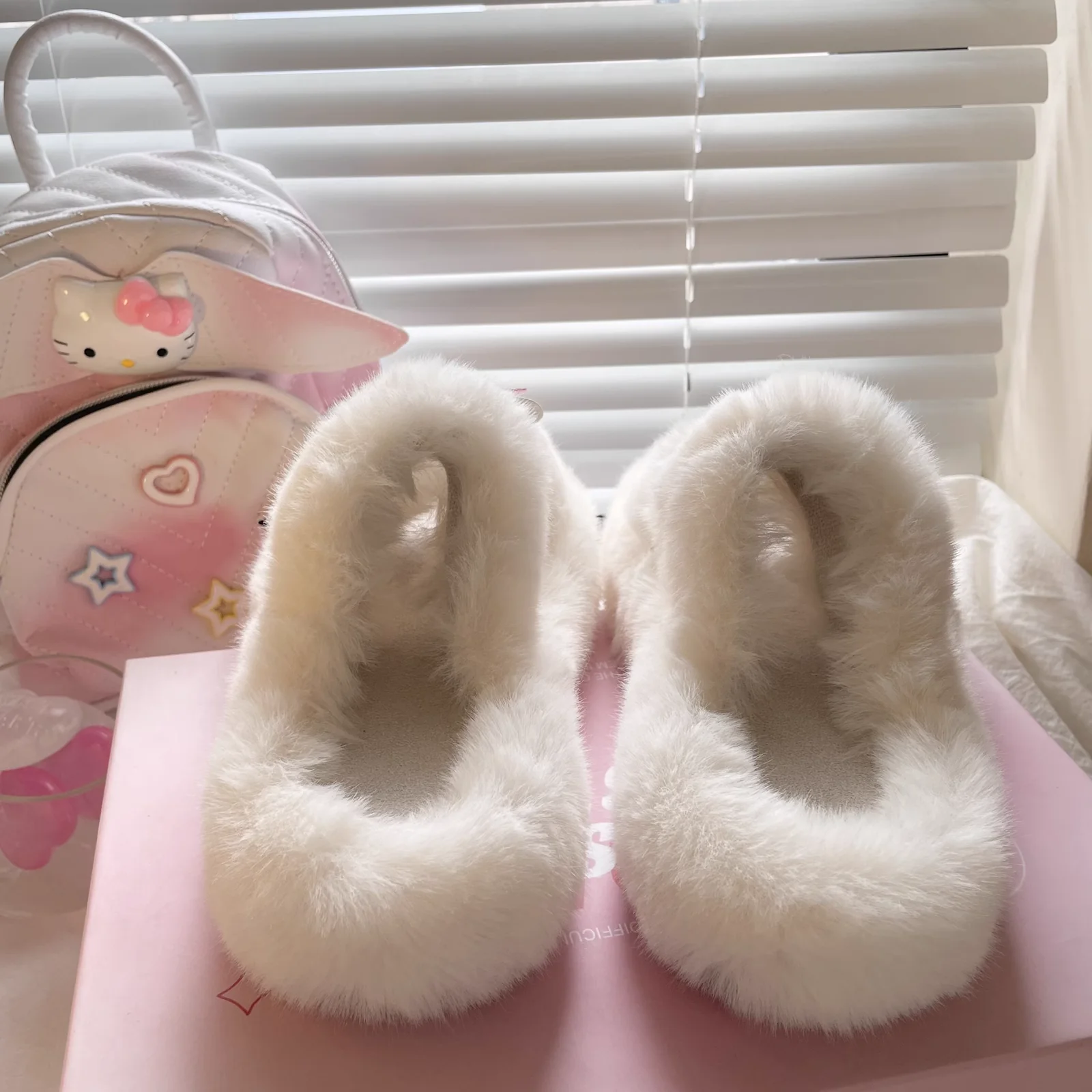 Cute furry slippers HA2280 - Image 5
