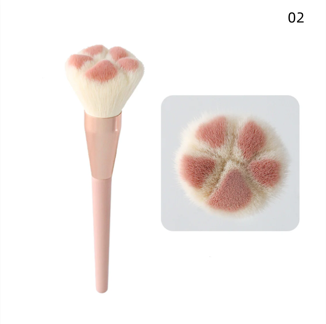 Cute girly heart cat paw makeup brush   HA0088 - Image 6