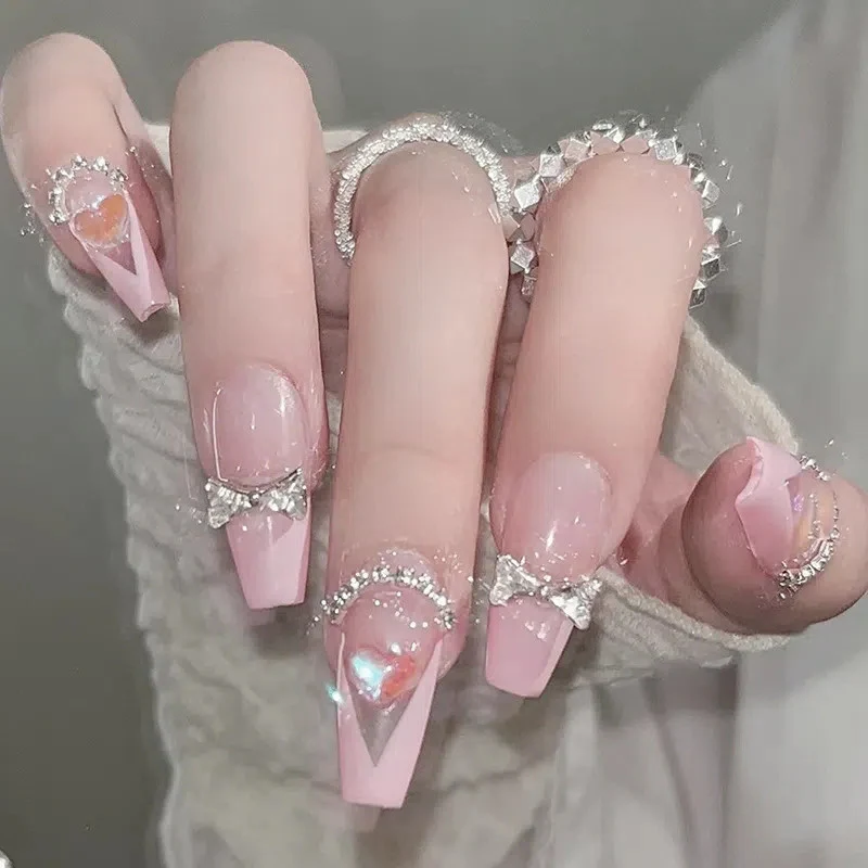 Cute handmade manicure  HA1177 - Image 2