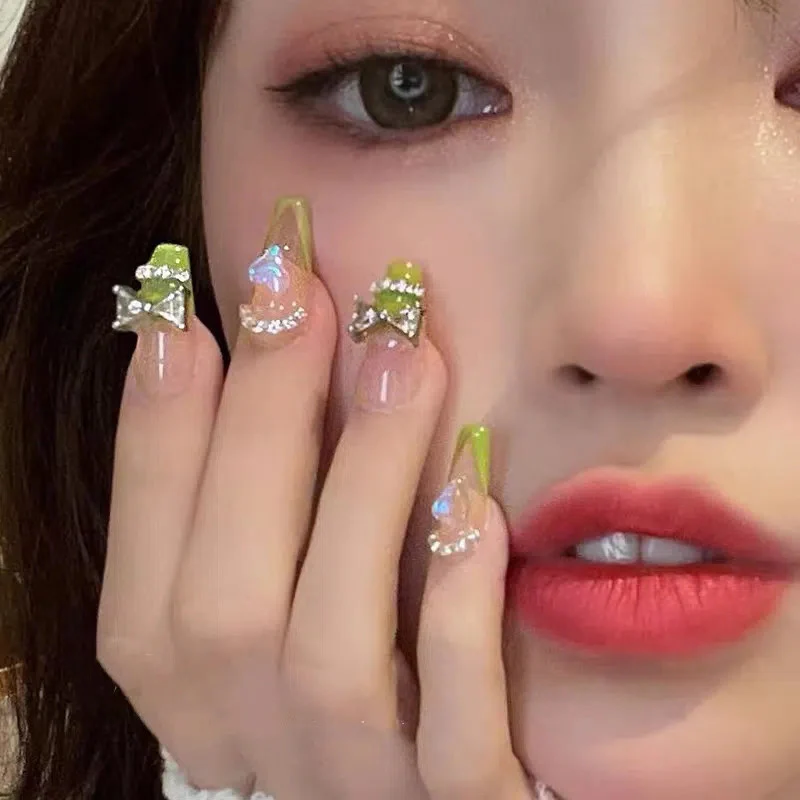 Cute handmade manicure  HA1177 - Image 6