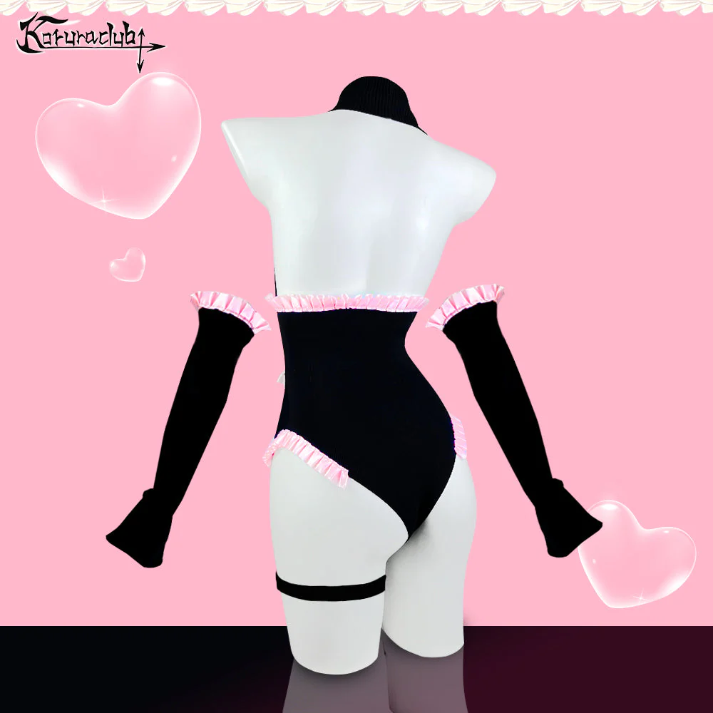 Cute Heart Shape Bodysuit Lingerie KO75 - Image 6