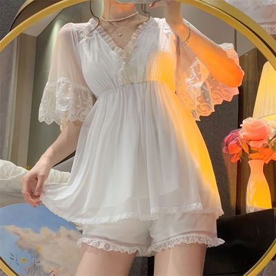 Cute heart-shaped mesh nightdress HA1615 - Image 6