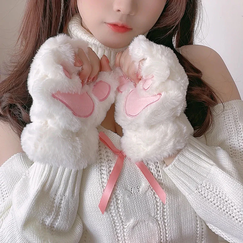 Cute INS Cat Claw Gloves HA1101