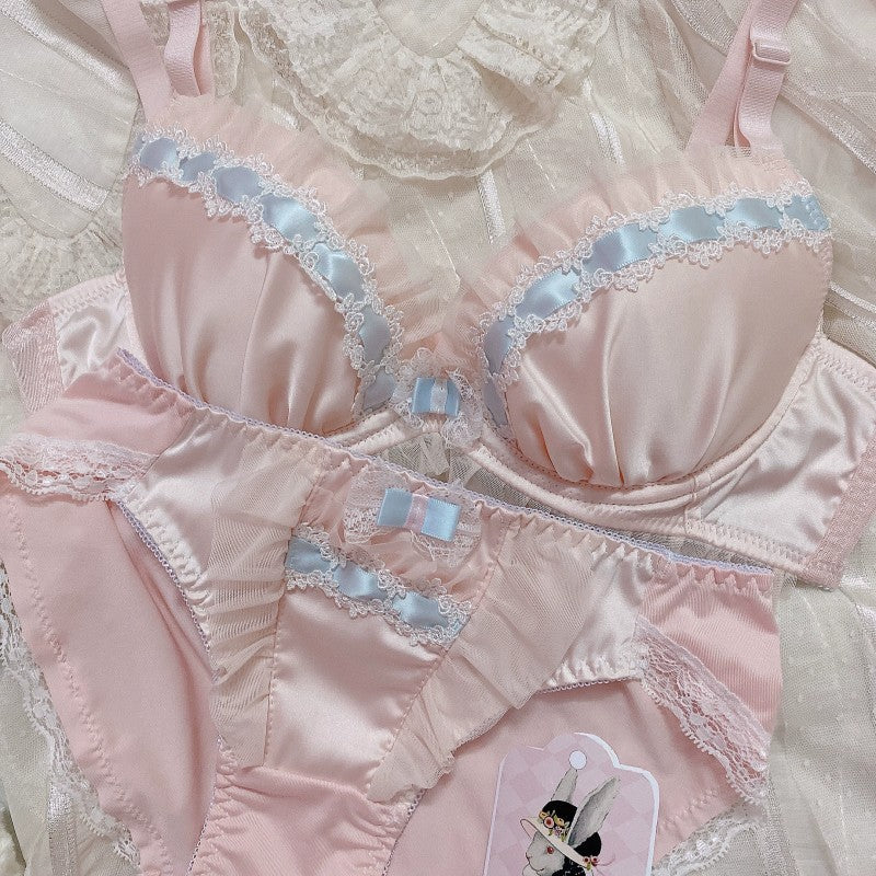 Cute Lace Girls Push Up Lingerie Set   HA1850 - Image 2