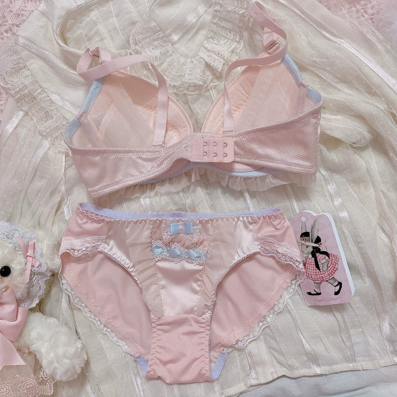 Cute Lace Girls Push Up Lingerie Set   HA1850 - Image 5