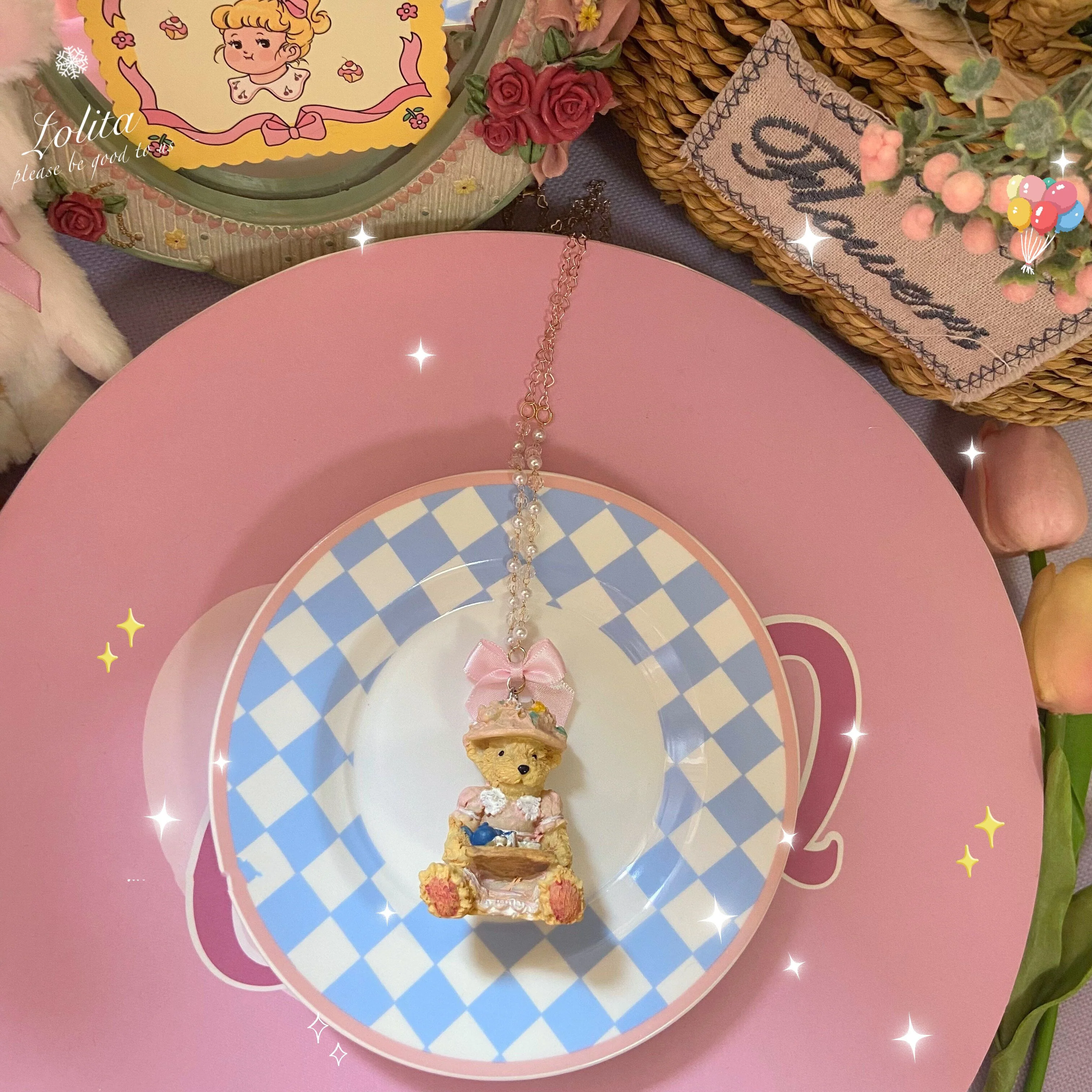 Cute little animal Lolita necklace   HA1229 - Image 5