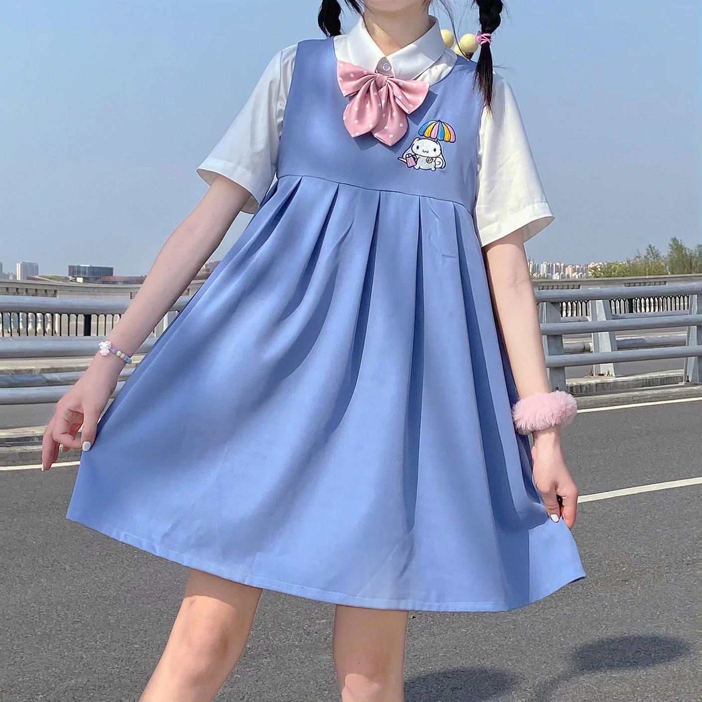 Cute suspender dress HA0575 - Image 2