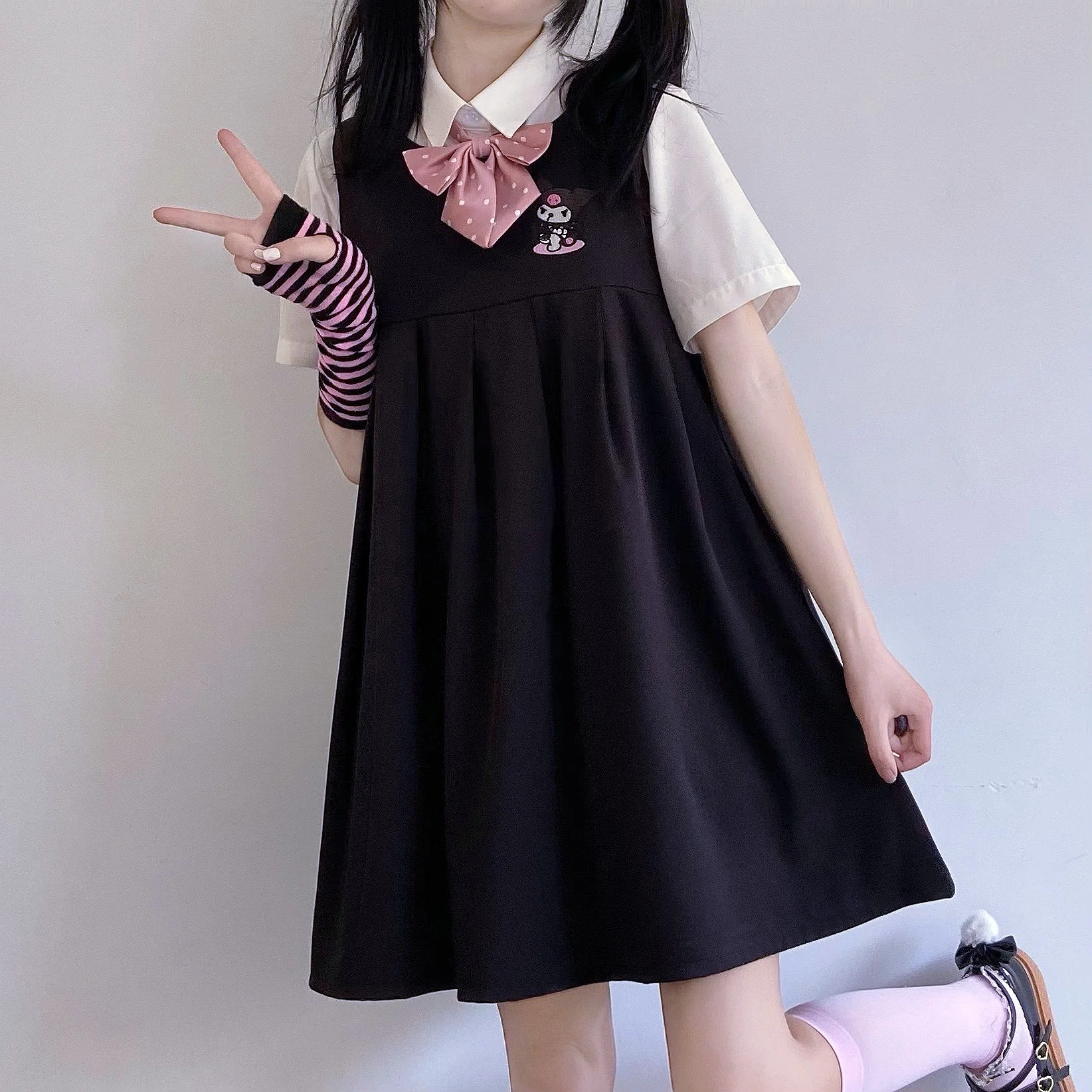 Cute suspender dress HA0575 - Image 5