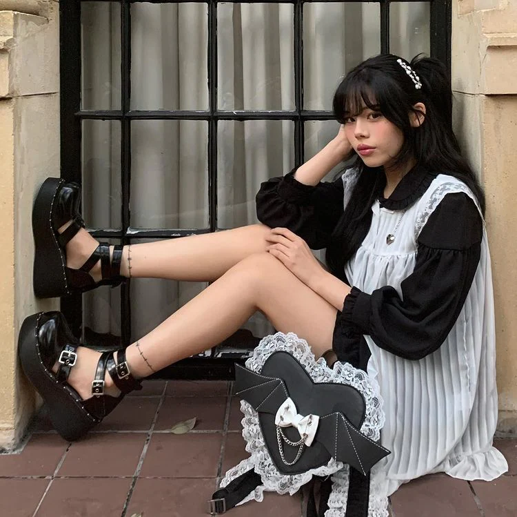 Cute Loose Long Sleeve Dress   HA0389 - Image 6