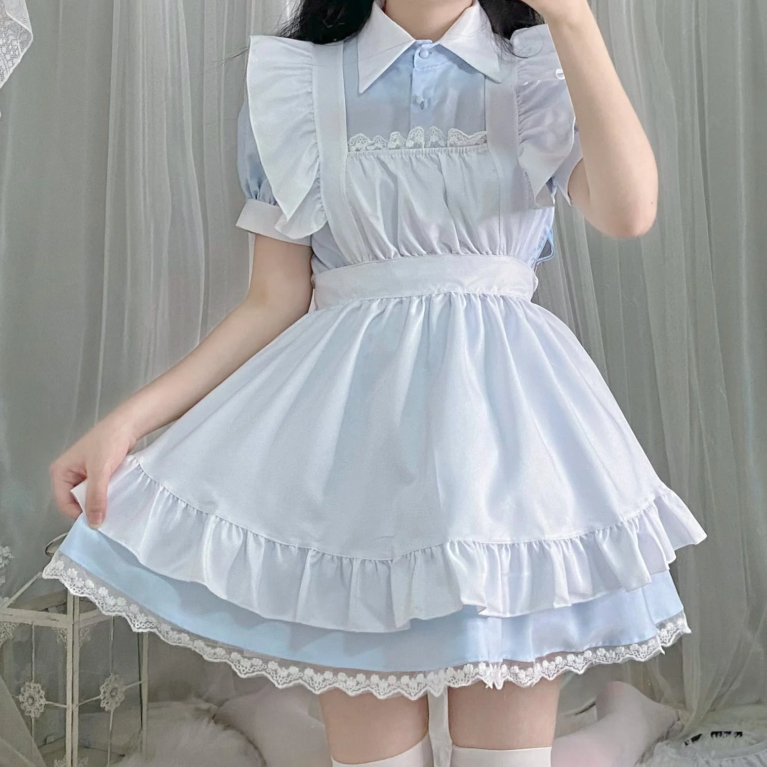 Cute maid dress set   HA1439 - Image 2