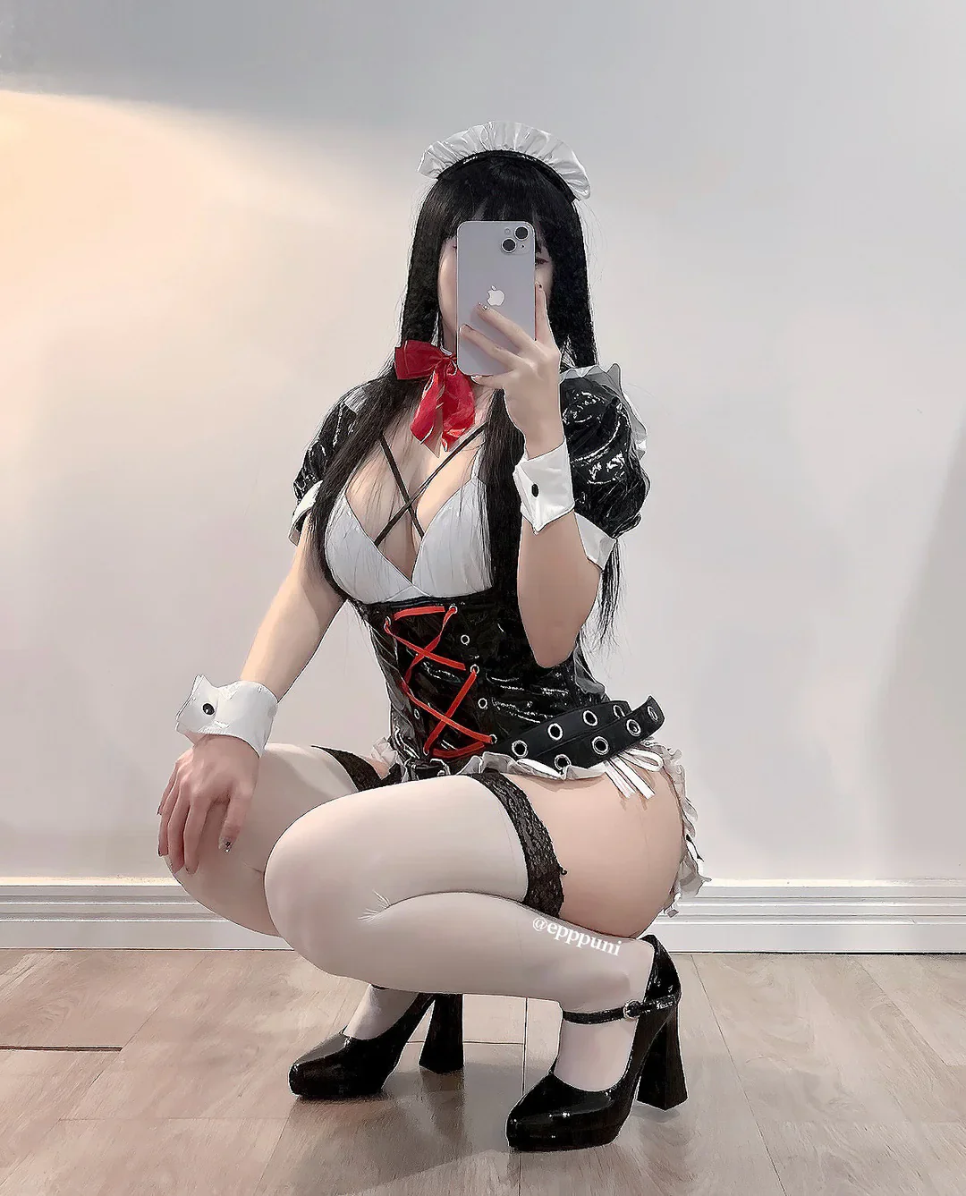 Cute maid outfit（7--Piece Set）KO63 - Image 3