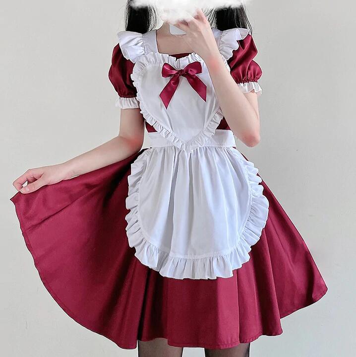 Cute Pink Blue Dress Short Sleeves    HA0533 - Image 3