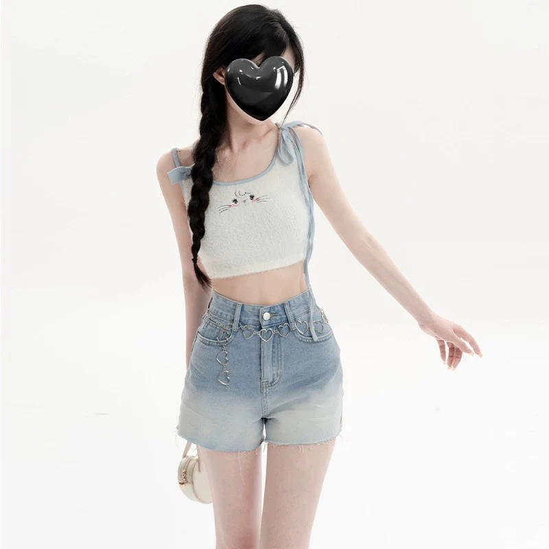 Cute Pink Bunny Vest   HA1724 - Image 3