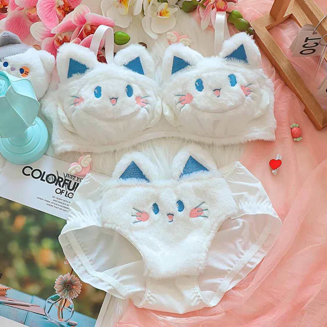 Cute plush underwear set HA2401 - Image 3