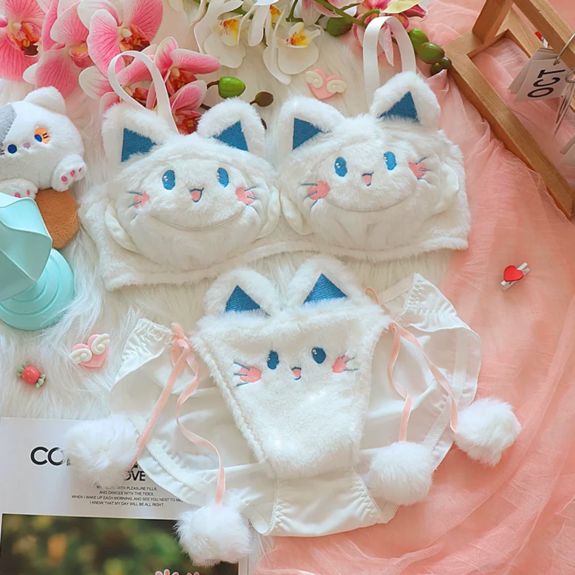 Cute plush underwear set HA2401 - Image 4